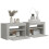 VidaXL vidaXL 2x Bedside Cabinets with LEDs Concrete Grey LED Side Cabinet End Table 7
