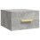VidaXL vidaXL Wall-mounted Bedside Cabinet Concrete Grey Floating Bedside Wall Unit 1