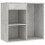 VidaXL vidaXL LED Dressing Table with Cabinet Concrete Grey Engineered Wood Mirrored 4