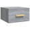 VidaXL vidaXL 2x Wall-mounted Bedside Cabinets Grey Sonoma Floating Bedside Unit 6