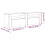 VidaXL vidaXL 2x Bedside Cabinets with LEDs Concrete Grey LED Side Cabinet End Table 4