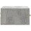 VidaXL vidaXL 2x Wall-mounted Bedside Cabinets Concrete Grey Floating Bedside Unit 8