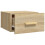 VidaXL vidaXL 2x Wall-mounted Bedside Cabinets Sonoma Oak Floating Bedside Wall Unit 7