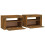 VidaXL vidaXL 2x Bedside Cabinets with LEDs Smoked Oak LED Side Cabinet End Table 3