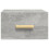 VidaXL vidaXL Wall-mounted Bedside Cabinet Concrete Grey Floating Bedside Wall Unit 5