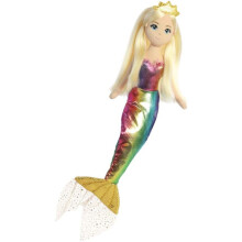 AURORA, 33318, Sea Sparkles, Amanda Mermaid, 18In, Blonde, Soft Toy, for children, Multi-Coloured - Plush Soft Toy