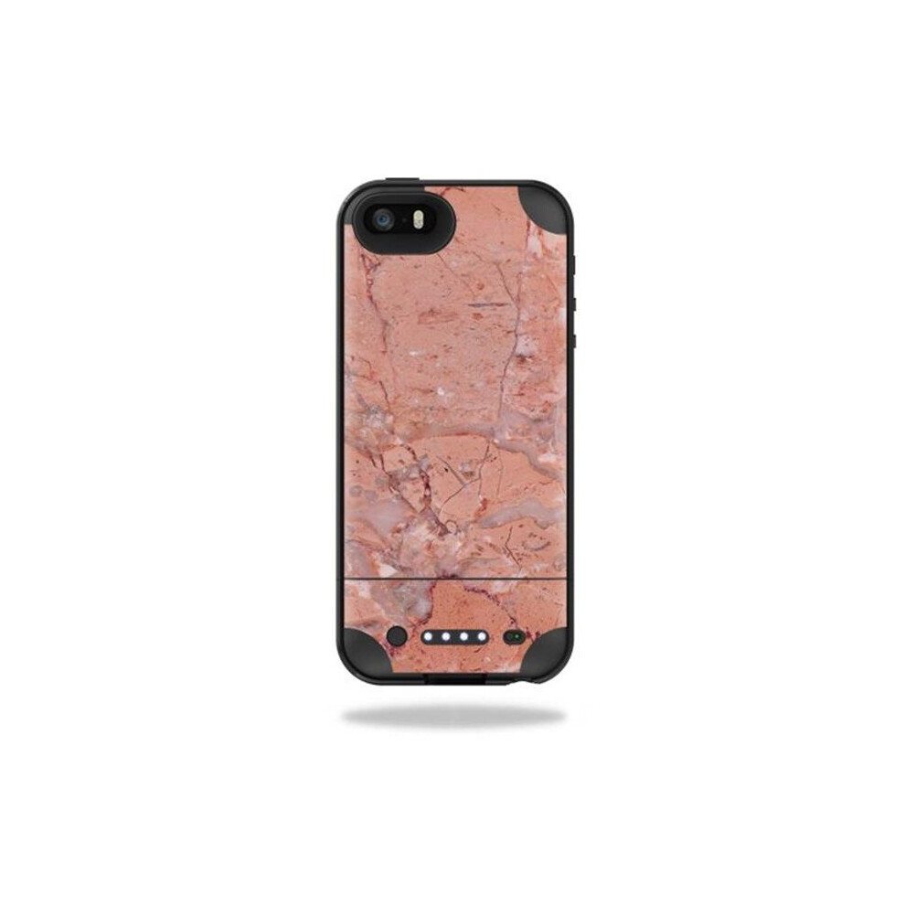 MightySkins MJPIP5-Pink Marble Skin for Mophie Juice Pack Plus iPhone 5, 5S & SE Case Wrap Cover Sticker - Pink Marble-image-OPC-P9ZMHMW-NEW