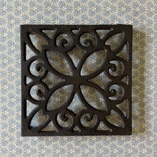 Selections Cast Iron Square Table Trivet 1