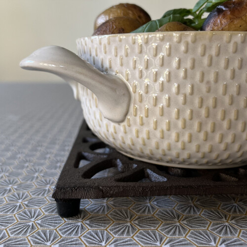 Selections Cast Iron Square Table Trivet 2
