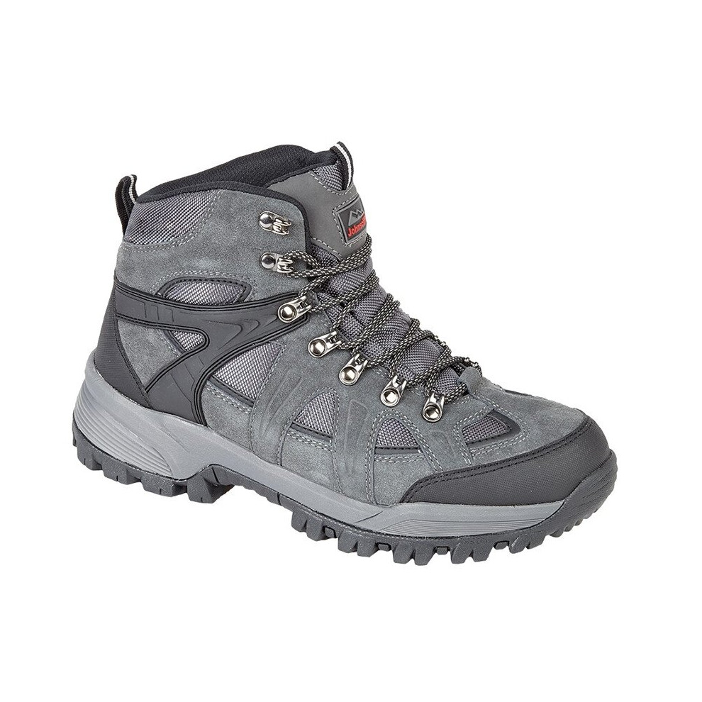 (10 UK, Charcoal Grey) Johnscliffe Mens Andes Hiking Boot