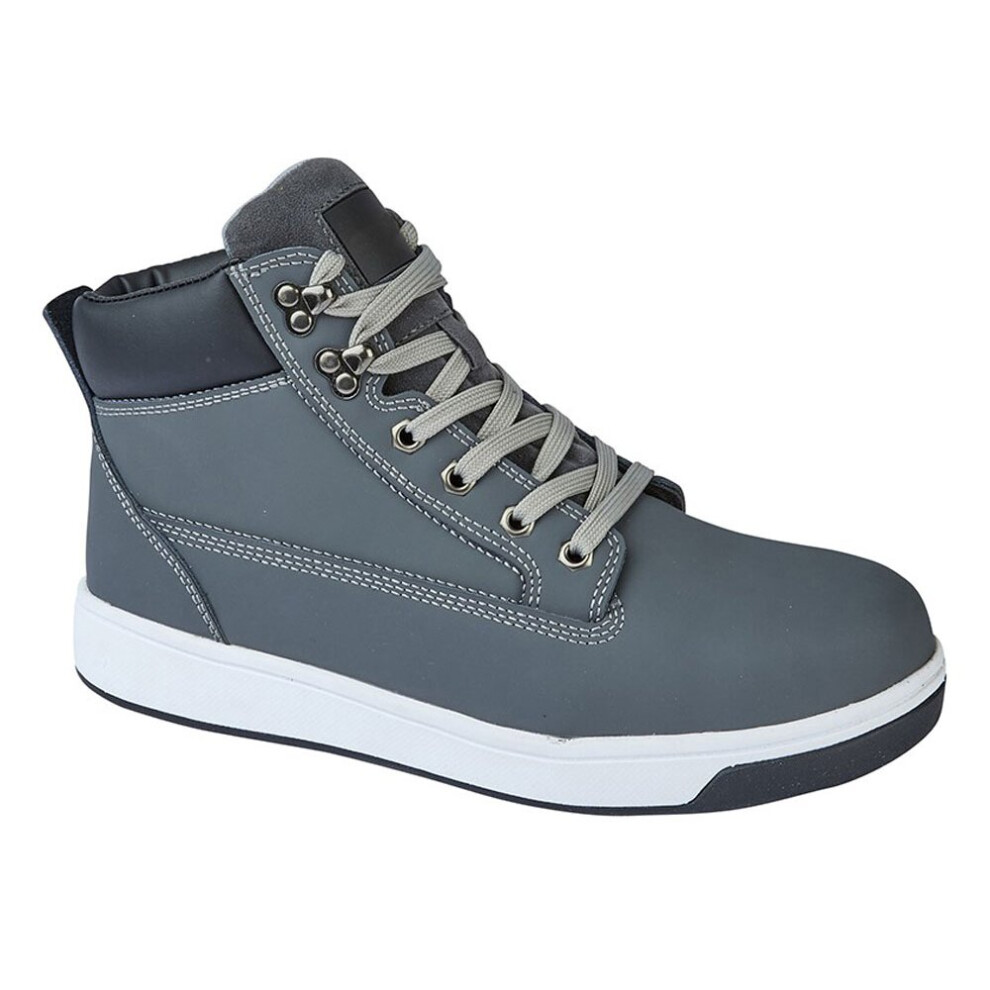 (46 Eu, Grey) Grafters Unisex Safety Trainer Shoes 5050703592864