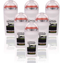 L'Or?al Men Expert Shirt Protect 48H Anti-Perspirant Deodorant for Men 50 ml Pack of 6, Bulk Buy