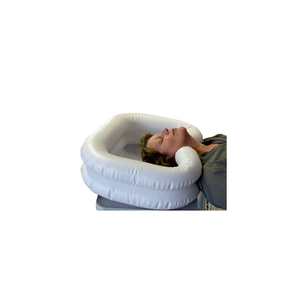 Kozee Komforts Heavy Duty Inflatable Hair Wash Tray Bowl Basin For Use In Bed Chair Wheelchair