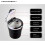 Car Auto Ashtray Blue LED Light Accessories Portable Stainless Black A 6