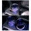 Car Auto Ashtray Blue LED Light Accessories Portable Stainless Black A 4