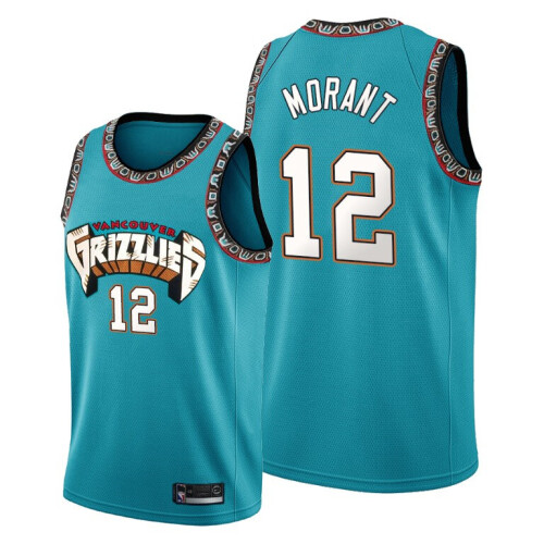 (XS) Grizzlies Ja Morant 12 Basketball Jersey NBA Basketball Sport Jersey Child Aldult Sport Uniform