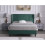 Amelia 4FT 6inch Double Green Velvet Fabric Bed Frame Only 2