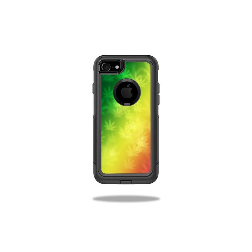 MightySkins OTCIP7-Rasta Rainbow Skin for Otterbox Commuter iPhone SE 2020 7 & 8 Case Wrap Cover Sticker - Rasta Rainbow-image-OPC-P9ZNJF9-NEW