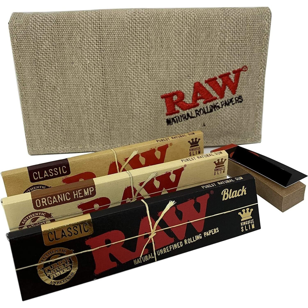 Reds Global Brand Exclusive Tips Pack and RAW Tobacco Pouch/Wallet