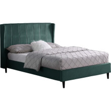 Amelia 4FT 6inch Double Green Velvet Fabric Bed Frame Only