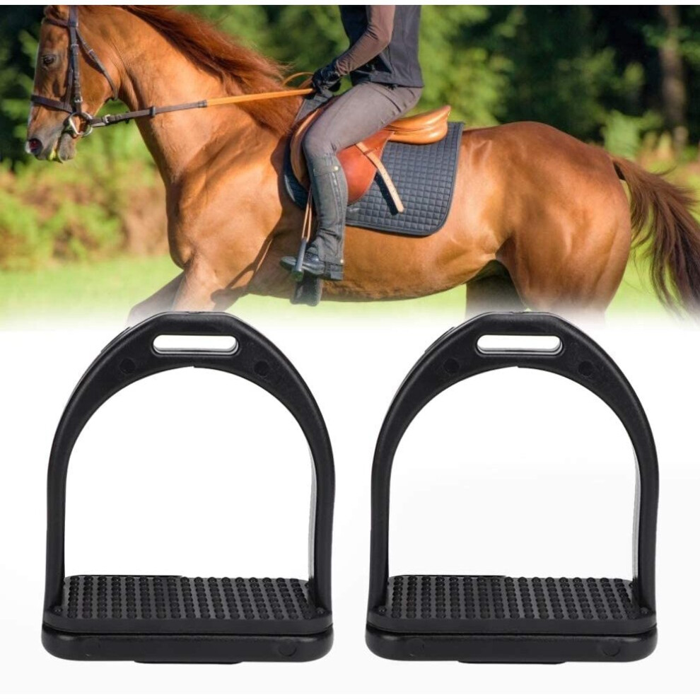 Photos - Equestrianism 2Pcs Horse Stirrup Plastics Horse Riding Stirrup High Strength Equestrian Stirrups with Non-slip Rubber Pad (Big)