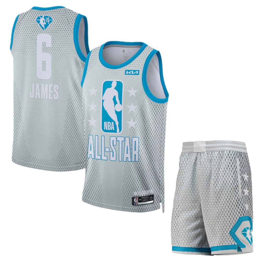 (XL) NBA James #6 Basketball Jersey Game Jerseys Suit