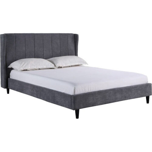 Amelia 5FT Kingsize 150CM Dark Grey Fabric Bed Frame Only