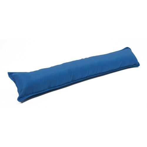 (Blue) Draught Excluder Fabric Draft Guard, Energy Saver