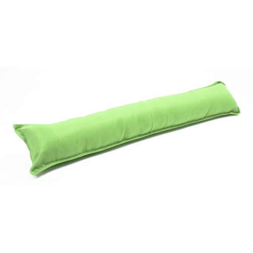(Green) Draught Excluder Fabric Draft Guard, Energy Saver