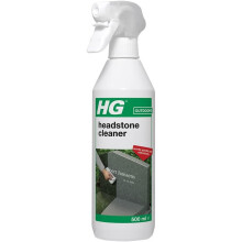 HG Headstone Cleaner 500ml - Gravestone Cleaning Spray for Natural Stone, Removes Dirt, Deposits & Stains Fast