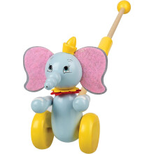 Orange Tree Toys Disney Dumbo Push Along,