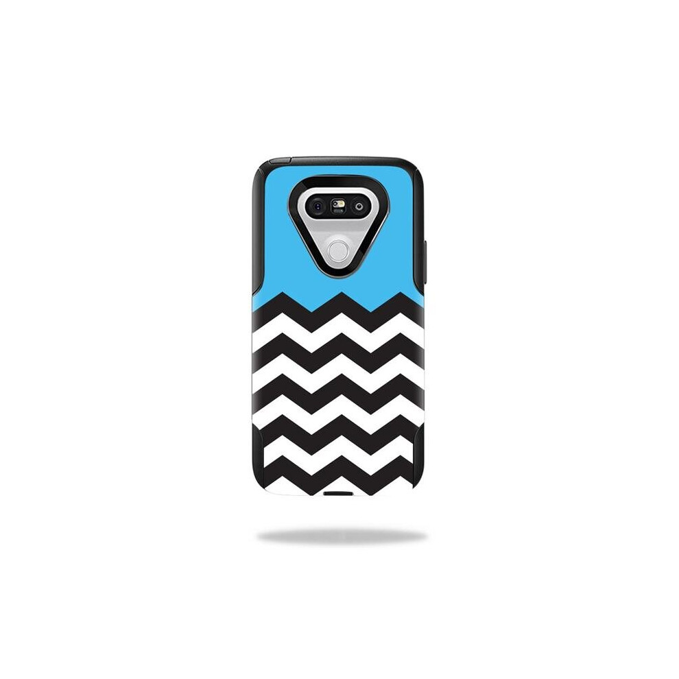 MightySkins OTCLGG5-Baby Blue Chevron Skin for Otterbox Commuter LG G5 Case Wrap Cover Sticker - Baby Blue Chevron-image-OPC-P9ZNNRP-NEW