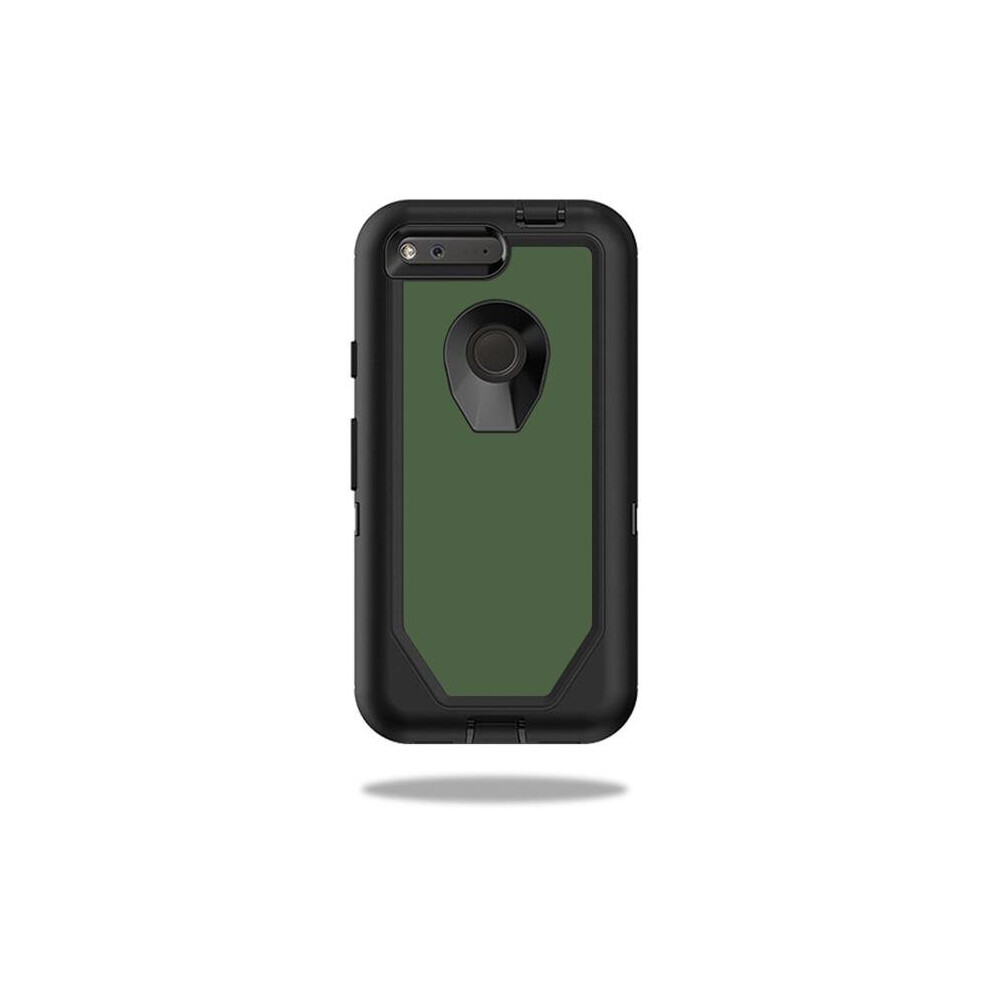 MightySkins OTDGOPI5-Solid Olive Skin for Otterbox Defender Pixel 5 in. Case Wrap Cover Sticker - Solid Olive-image-OPC-P9ZNNRM-NEW