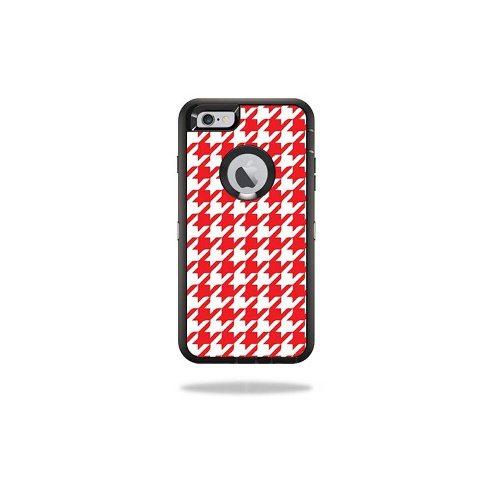 MightySkins OTDIP6PL-Red Houndstooth Skin for Otterbox Defender iPhone 6 Plus Case - Red Houndstooth-image-OPC-P9ZNPS8-NEW