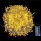 Vickerman X22C101 73 ft. 1000 Light LED 8 Function Cluster Light Set with Green Wire, Warm White 1