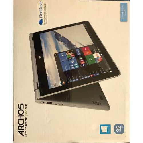 Archos 503401 13.3in Windows 10 Tablet, 128GB, Bluetooth, Black 1