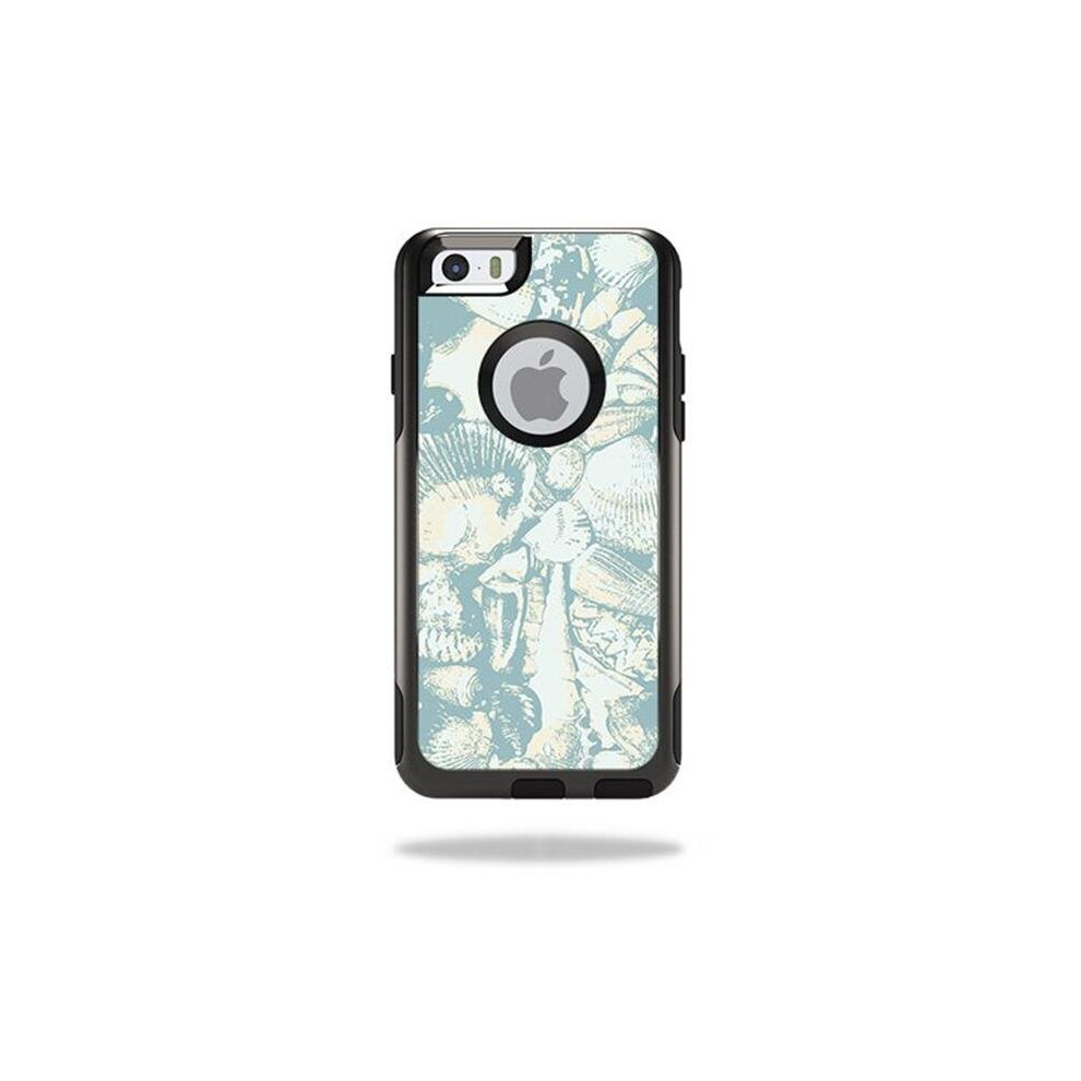 MightySkins OTCIP6PL-Blue Seashells Skin for Otterbox Commuter iPhone 6 Plus Case - Blue Seashells-image-OPC-P9ZX6VY-NEW