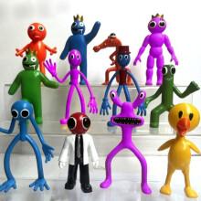 12 Pcs set Roblox Rainbow Friends Figures Model Dolls Anime Figure