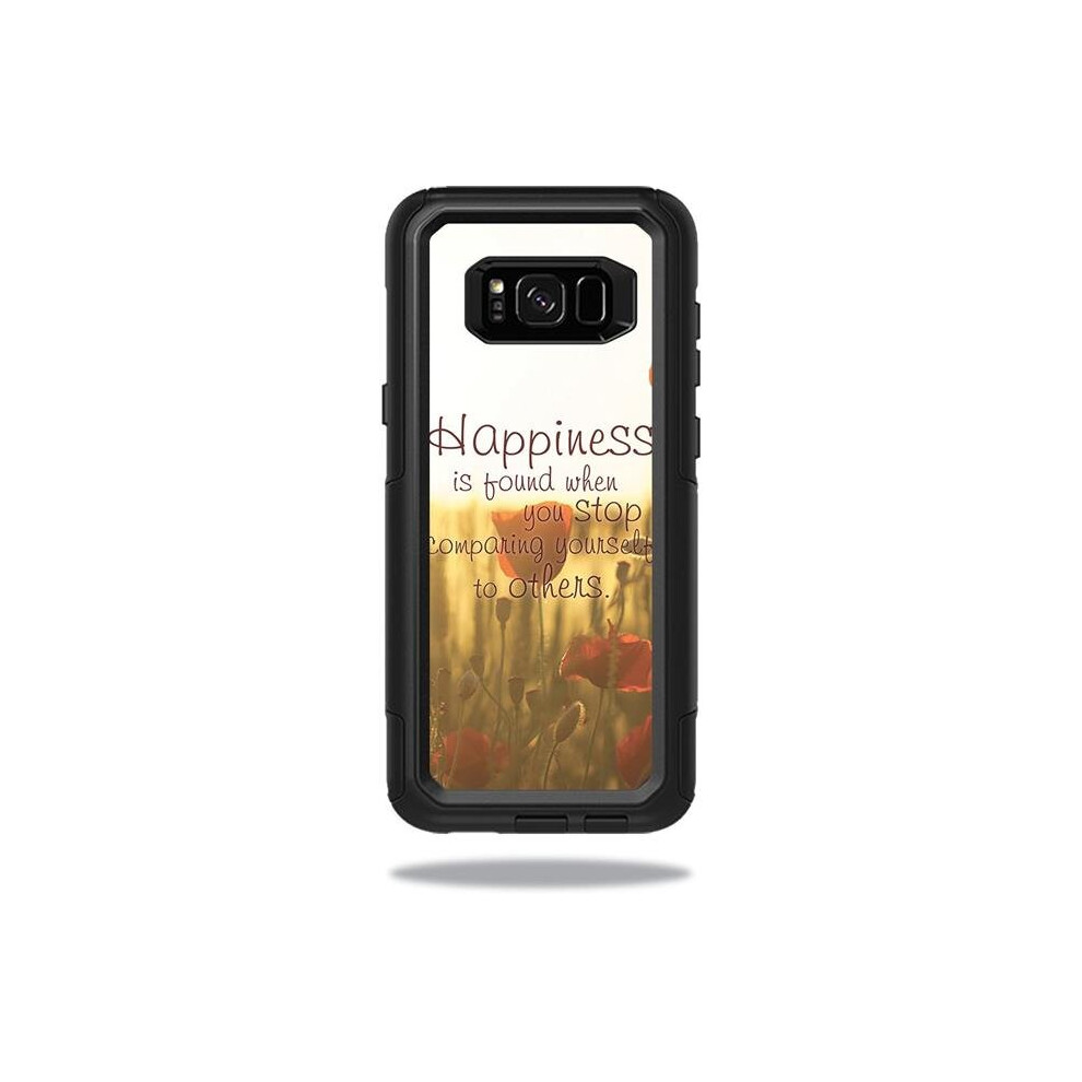 MightySkins OTCSGS8PL-Be Happy Skin for Otterbox Commuter Samsung Galaxy S8 Plus Case - Be Happy-image-OPC-P9ZX9YF-NEW