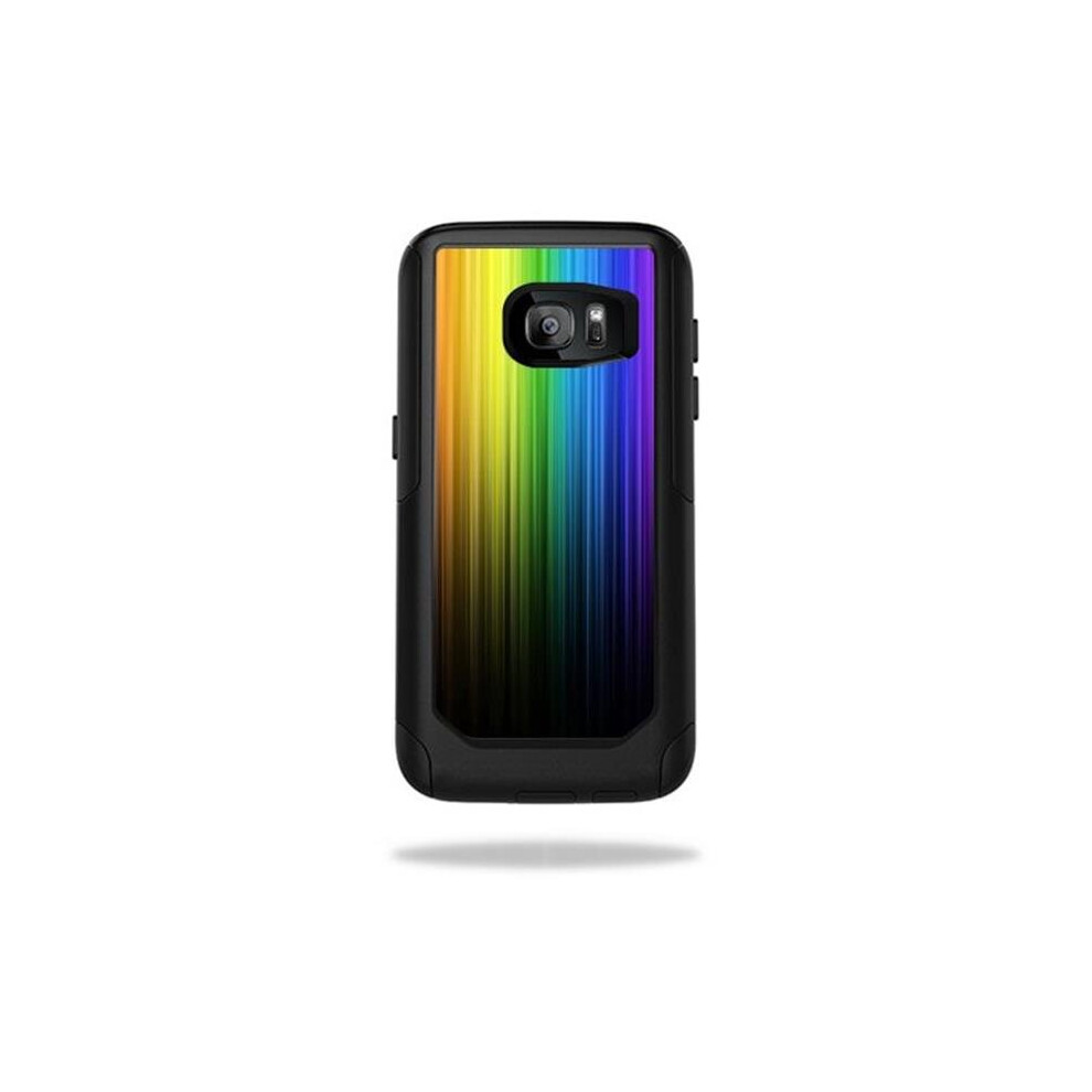 MightySkins OTCSGS7-Rainbow Streaks Skin for Otterbox Commuter Samsung Galaxy S7 Case Wrap Cover Sticker - Rainbow Streaks-image-OPC-P9ZX9SK-NEW