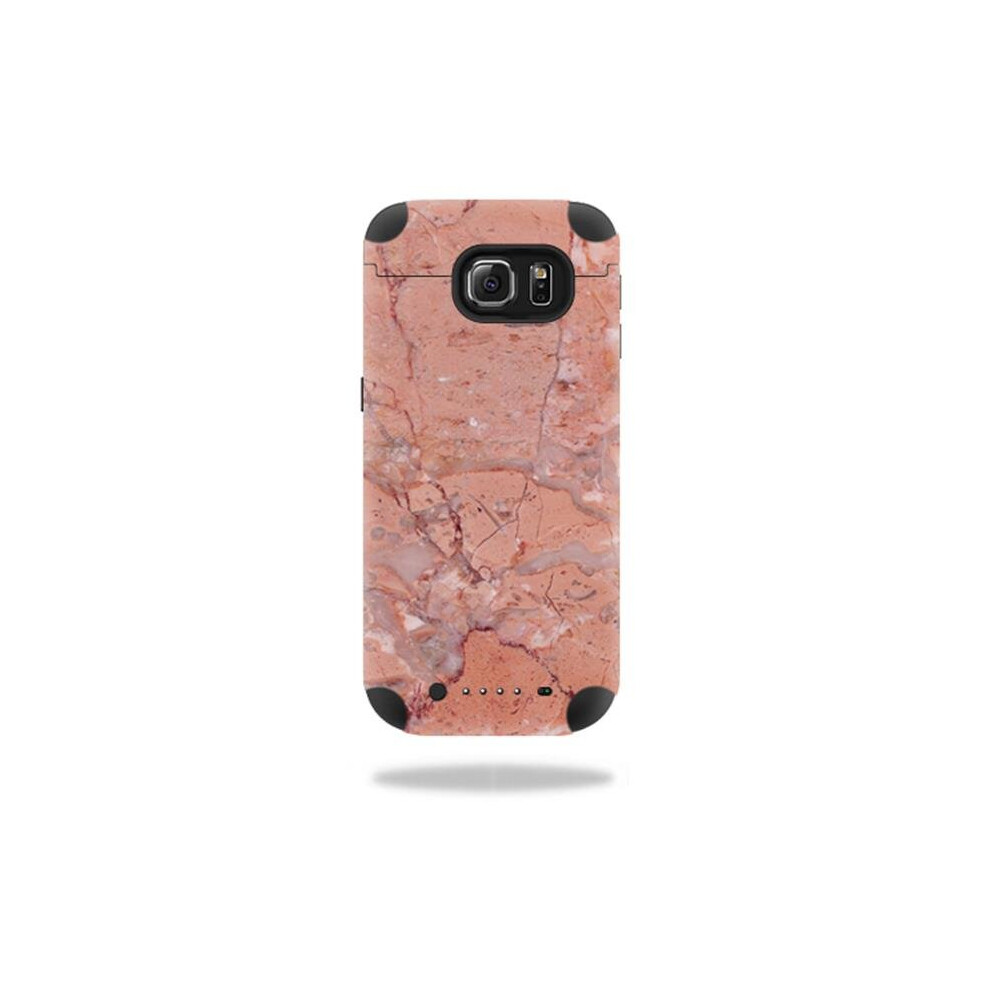 MightySkins MJSGS6-Pink Marble Skin for Mophie Juice Pack Samsung Galaxy S6 Wrap Cover Sticker - Pink Marble-image-OPC-P9ZXC78-NEW
