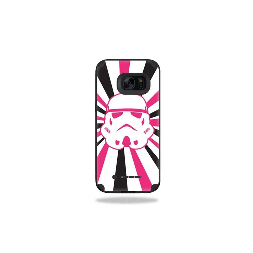 MightySkins MJSGS7-Pink Star Rays Skin for Mophie Juice Pack Samsung Galaxy S7 Case Wrap Cover Sticker - Pink Star Rays-image-OPC-P9ZXC2X-NEW
