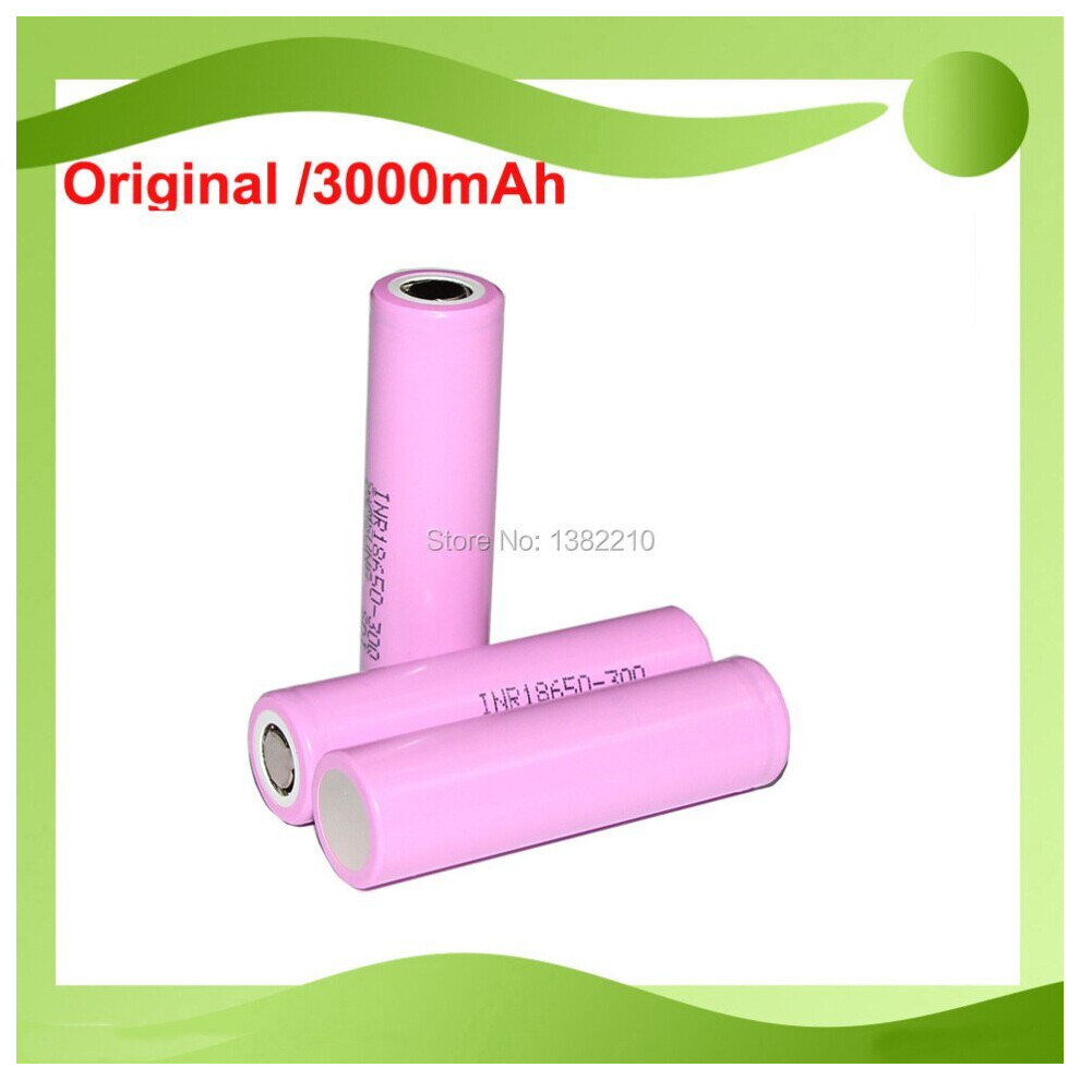 6PCS/LOT Original 3.7V 18650 3000mAh INR18650-30Q high drain 20A batte