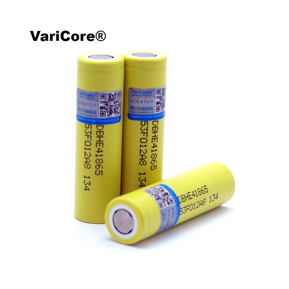 2pcs/lot New Original 18650 3.6V 2500mAh Li-lon Rechargeable Battery