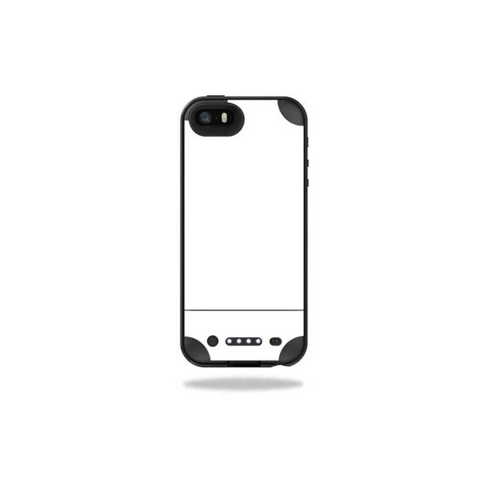 MightySkins MJPIP5-Solid White Skin for Mophie Juice Pack Plus iPhone 5, 5S & SE Case Wrap Cover Sticker - Solid White-image-OPC-P9ZXPQY-NEW