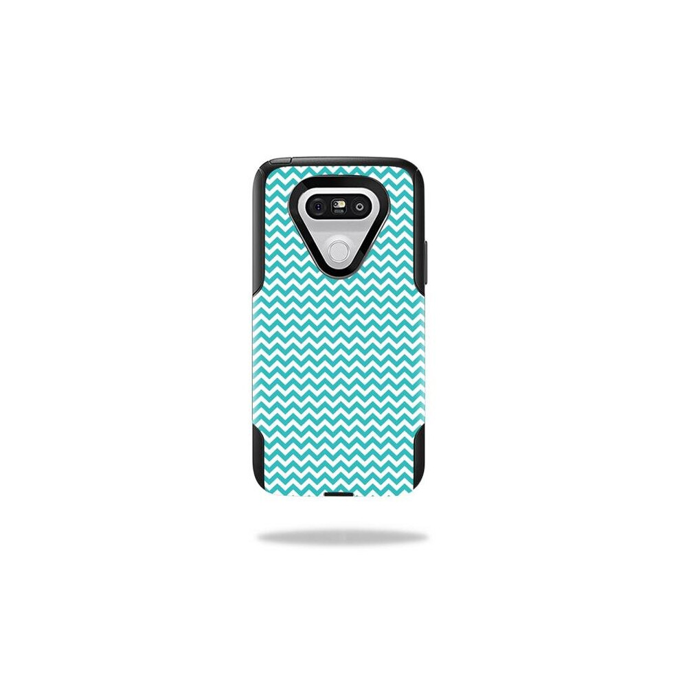 MightySkins OTCLGG5-Turquoise Chevron Skin for Otterbox Commuter LG G5 Case Wrap Cover Sticker - Turquoise Chevron-image-OPC-P9ZXQ2Z-NEW