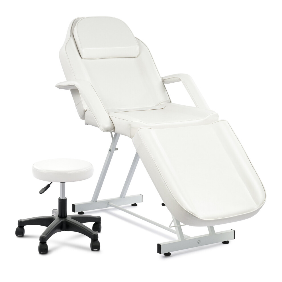 Massage Table with Stool Adjustable Tattoo Lash Bed Home Beauty Salon