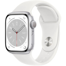 Apple Watch 8 GPS 41mm Silver Aluminium with S/M Sport Band