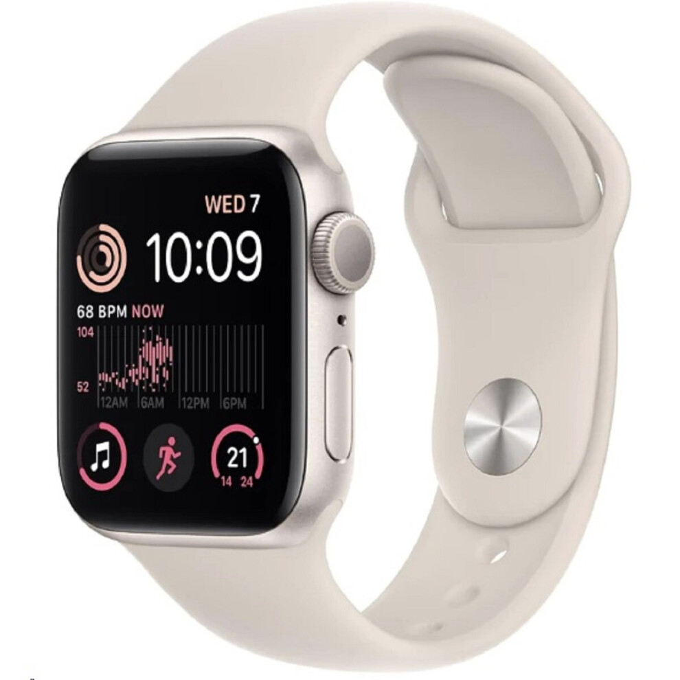 Apple Watch SE 2 GPS 40mm Starlight Aluminium with M/L Sport Band