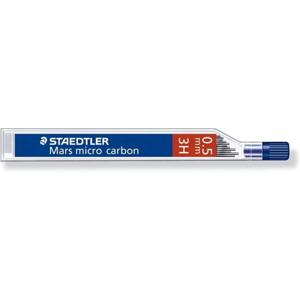 Staedtler 250 Mars Micro Leads - 0.5mm 3H - 1 Tube of 12 Leads